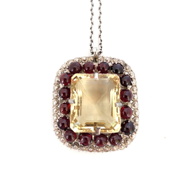 pendentif citrine