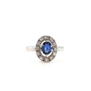 bague marguerite saphir