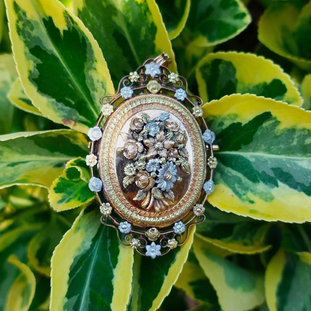 Pendentif médaillon Napoléon III