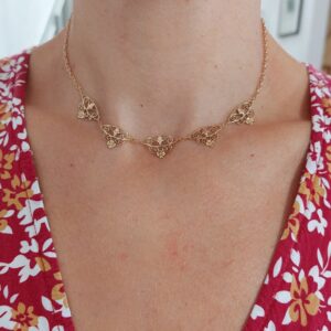 Collier or jaune 18k "Arabella"