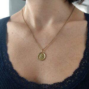 Augis, médaille saint christophe