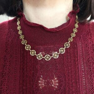 ancien collier à la grecque - or 18k