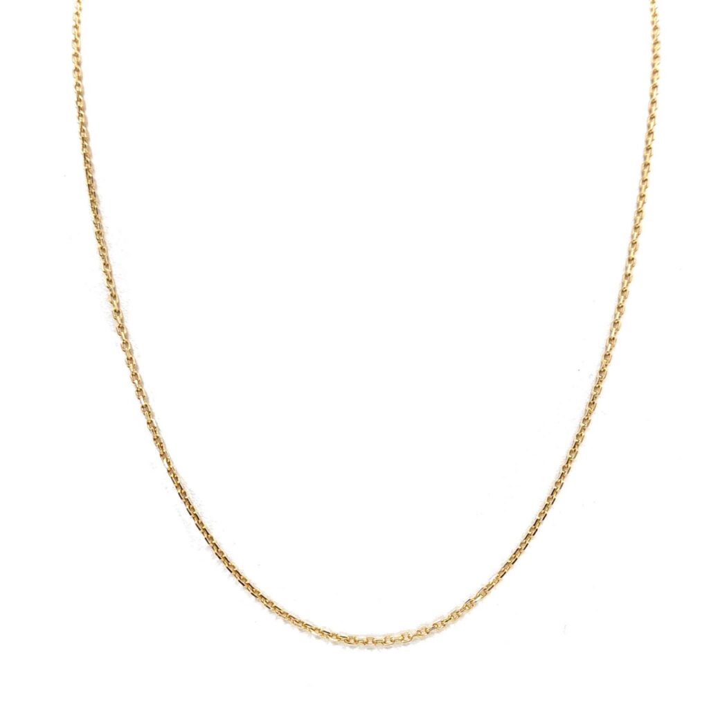 Chaîne maille forçat or 18k