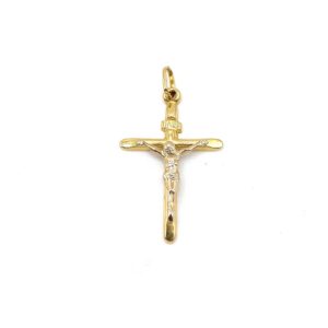 Pendentif croix en or