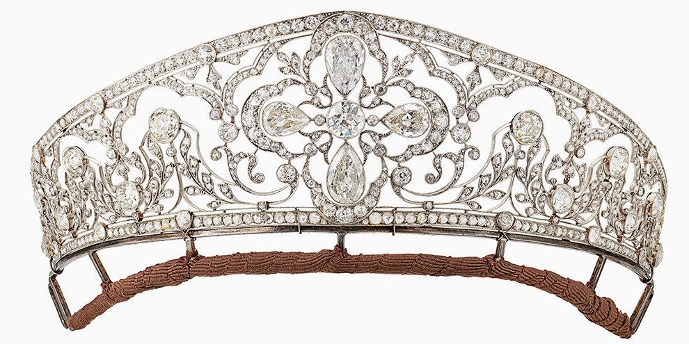 Diadème Belle Epoque de la Princesse Louise d'Orléans, ©Christie's