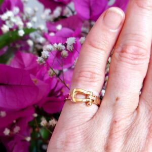 Bague Fred Force 10 diamants et or rose 18k